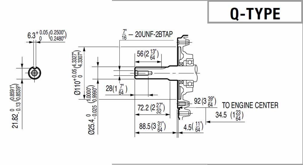 VANGUARD 14HP - (Eje 25,4 mm / 1")