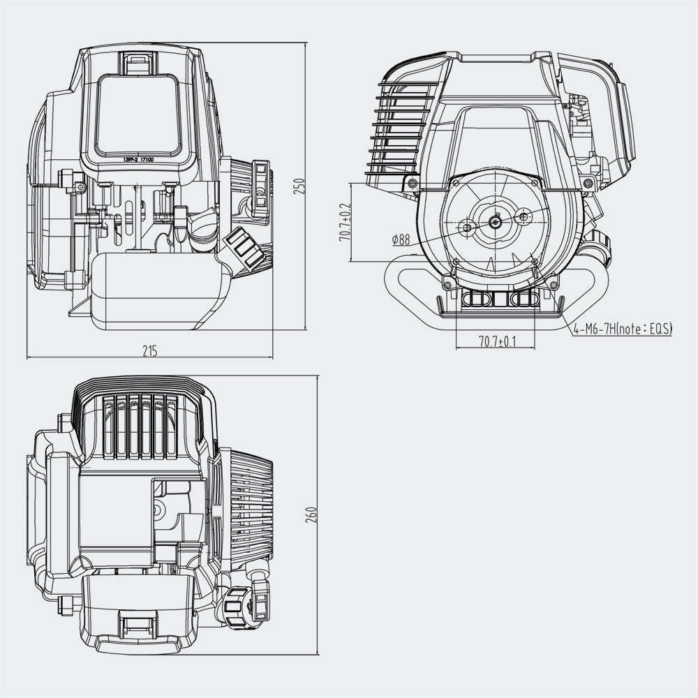 LIFAN ECOMOTEUR EM12 (1.2CV)