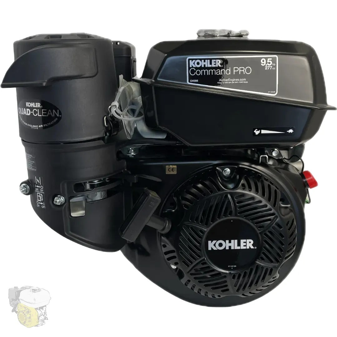 KOHLER CH395 - avec ARBRE CONIQUE 23mm & BRIDE ITALIEN M8 x 6 (135mm)