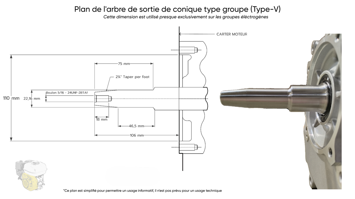 EcoMoteur EM130 standard (13CV)