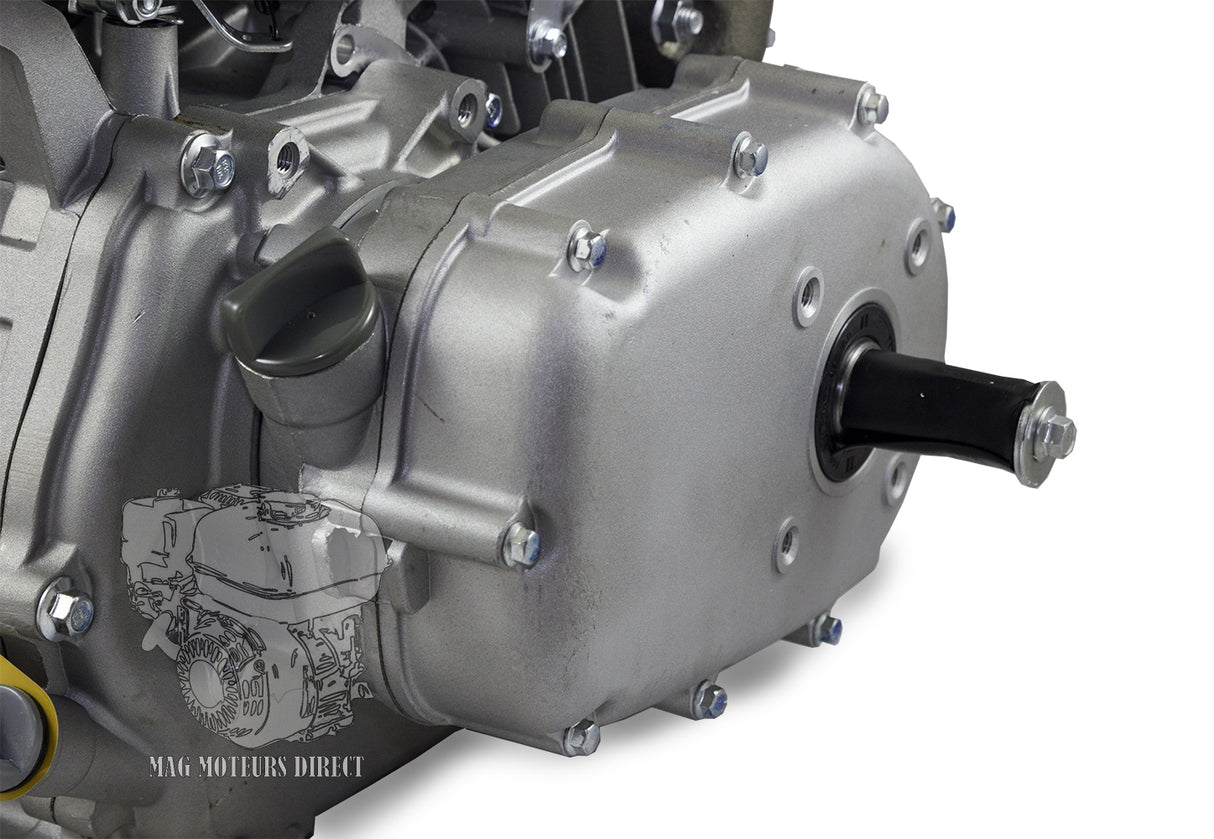 EcoMoteur EM90-XC arbre 22mm (9CV) avec boite de réduction bain d'huile.