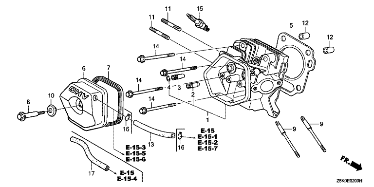 KIT CULASSE COMPLET HONDA GX240 GX270