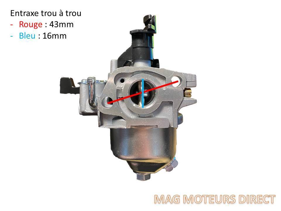 KIT CARBURATEUR compatible HONDA GX140 (ECO)