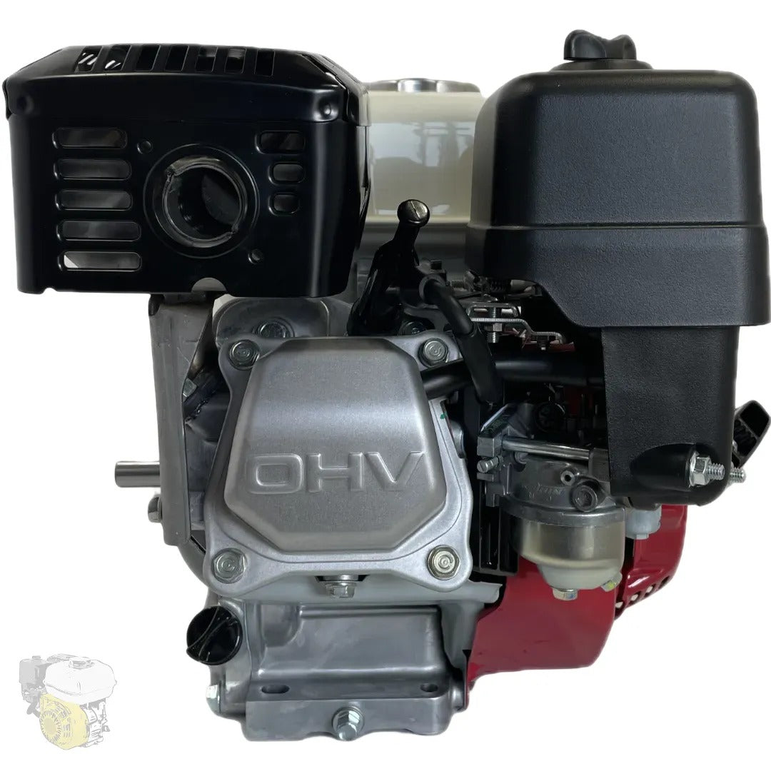 HONDA GX200 - QX - (eje de 19,05 mm / 3/4" x 58,5 mm) con alerta de nivel de aceite