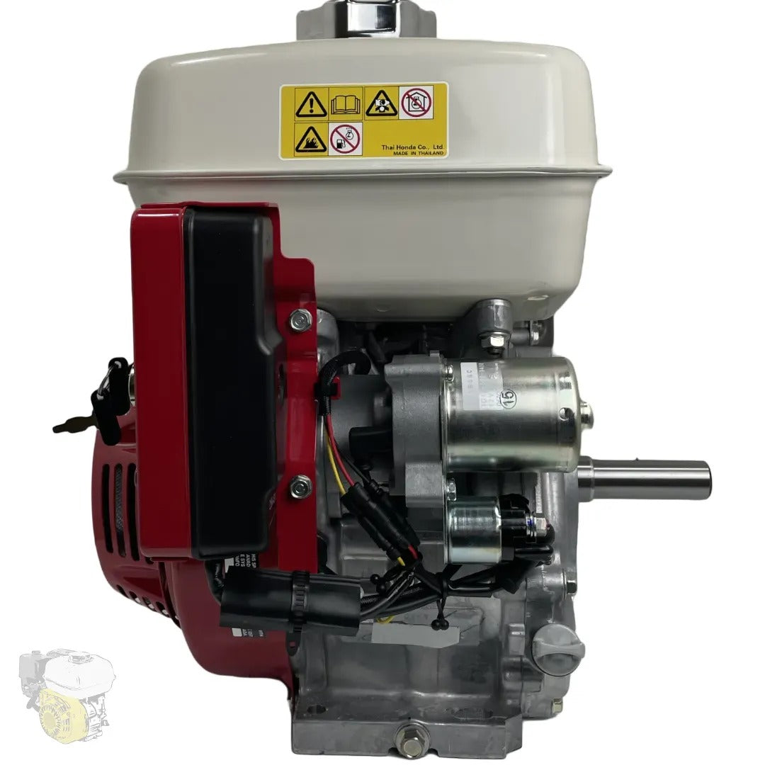 HONDA GX270 QXE4 - (eje de 25,4 mm/1") con arranque eléctrico y alerta de nivel de aceite