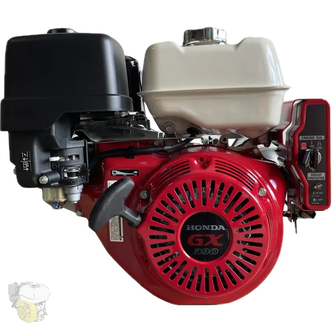 HONDA GX390 SXE4 - (Arbre 25 mm) avec démarreur électrique et alerte niveau d'huile