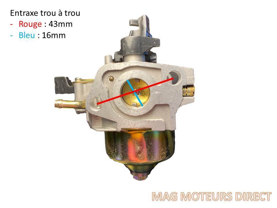CARBURATEUR compatible HONDA GXV120 (ECO)