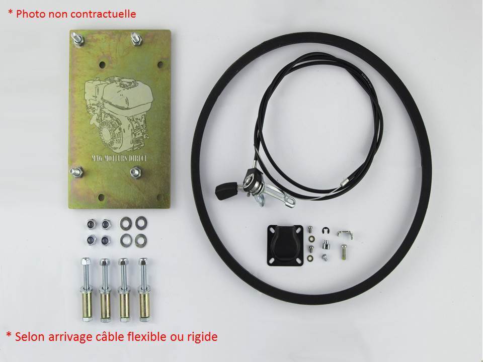 Moteur de remplacement pour Iseki KC4 KC350F KC450F avec moteur KF340 KF345 ou KF522-A