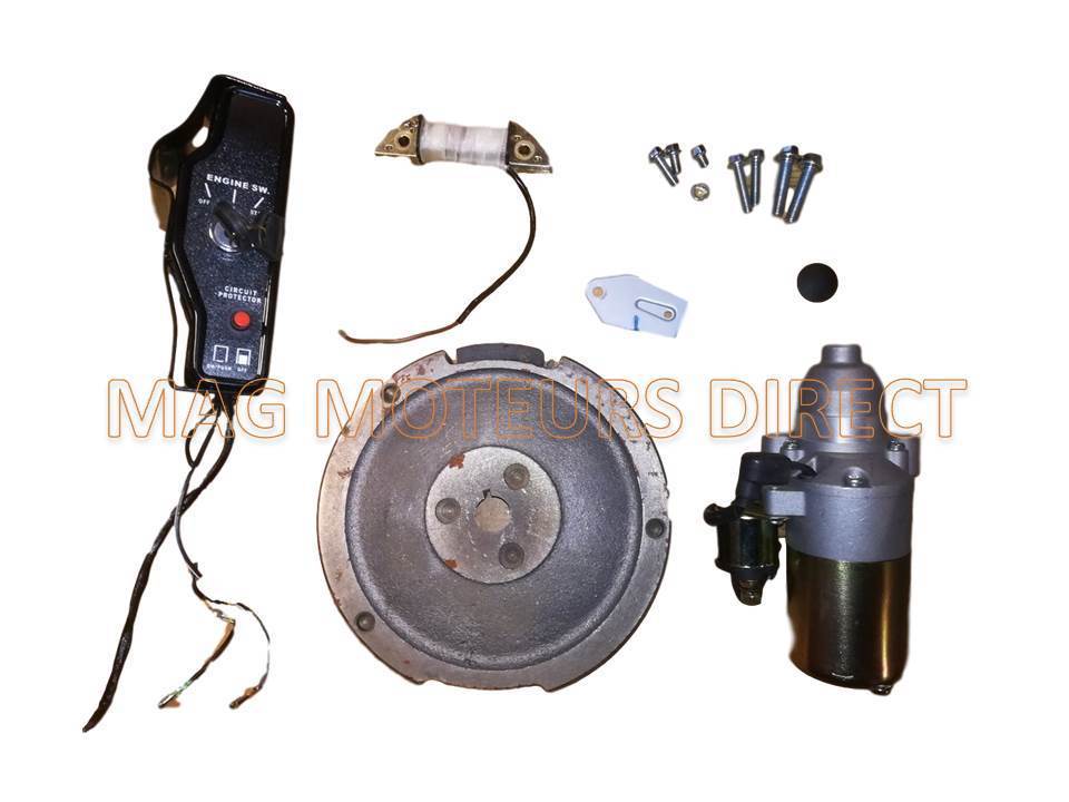 KIT DEMARREUR ELECTRIQUE compatible HONDA GX240 GX270 (ECO)