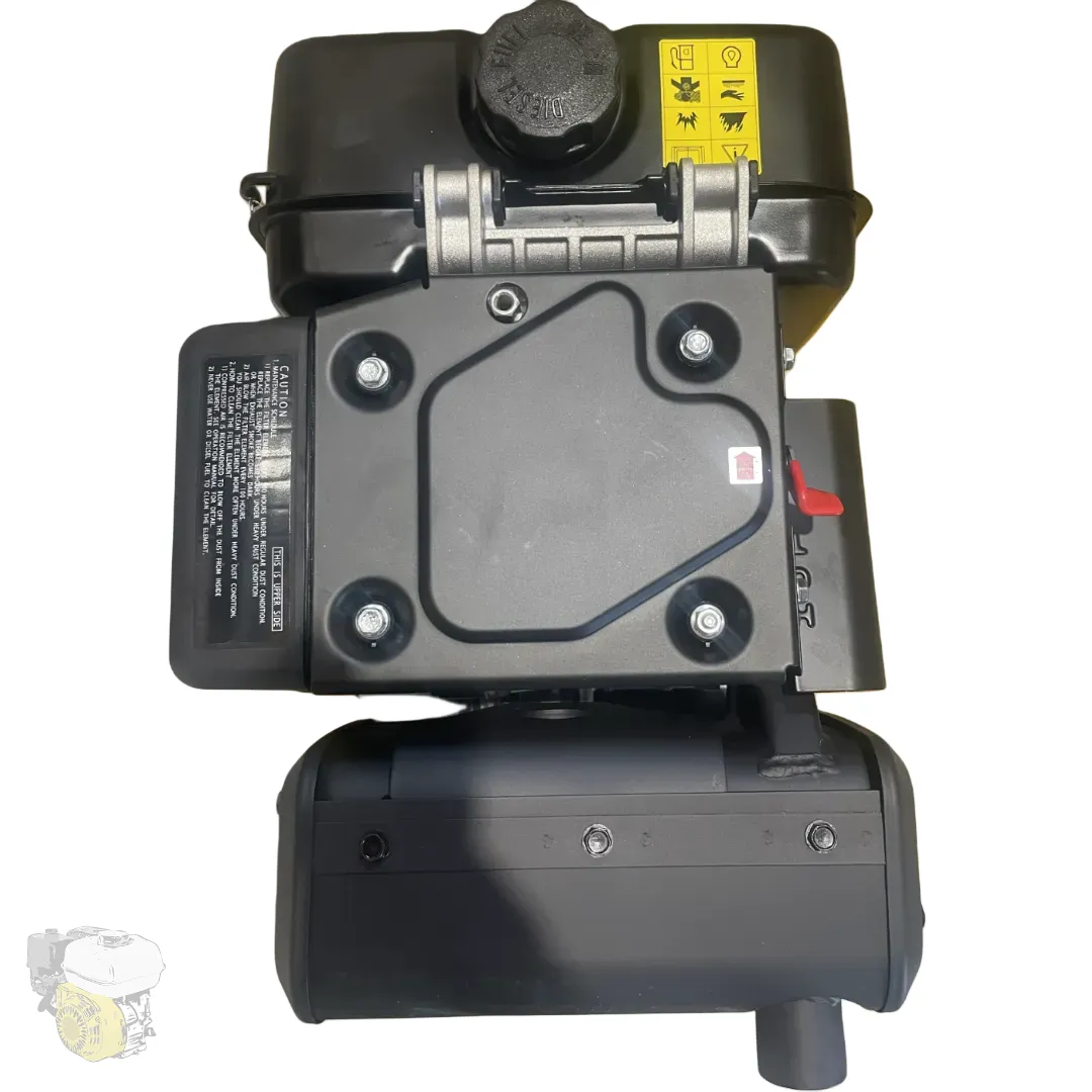 Yanmar L100N avec arbre conique italien, démarrage électrique et lanceur