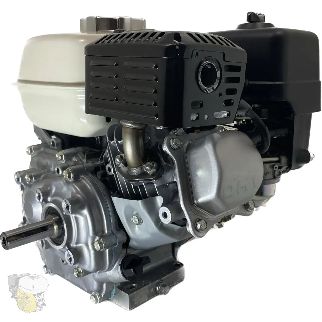 HONDA GX120 LX4 -Type L avec REDUCTEUR 1/2 (Arbre 18mm) avec alerte niveau d'huile