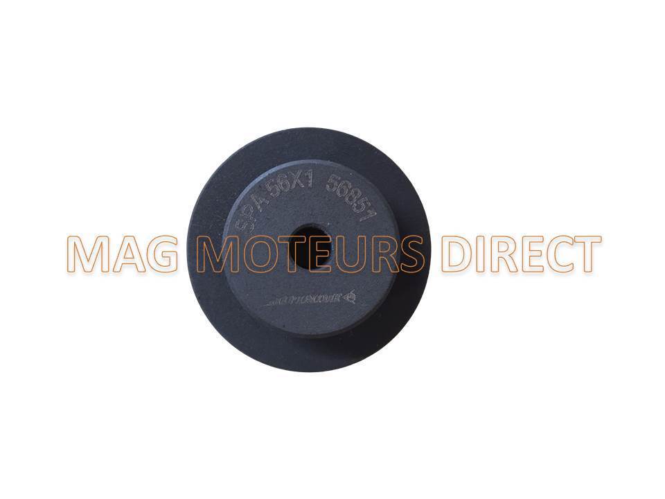 POULIE FONTE 56mm - Type SPA - Simple Gorge - MONOBLOC