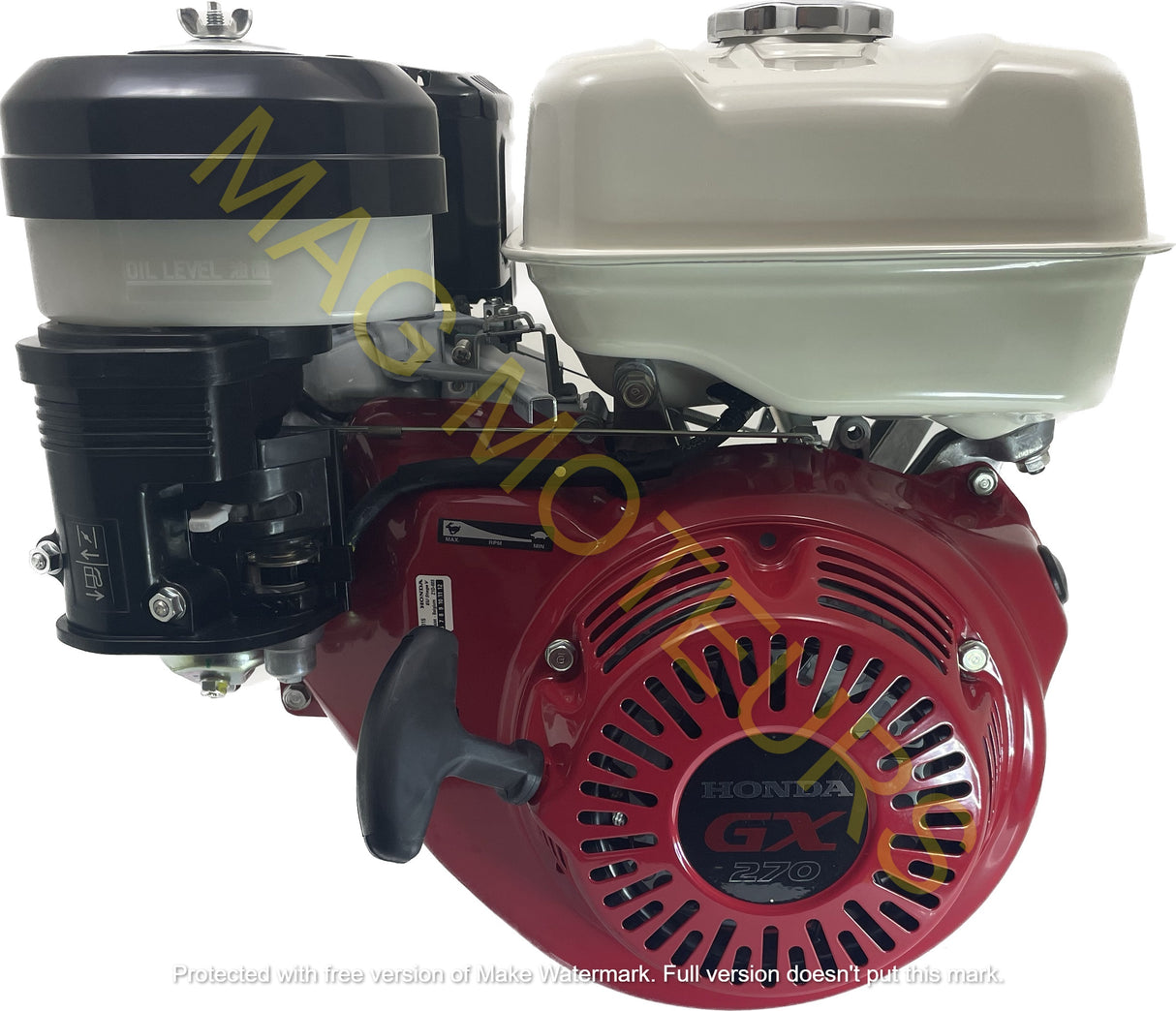 HONDA GX270 QHB1 - (Arbre 25.4mm/1") sans alerte niveau d'huile