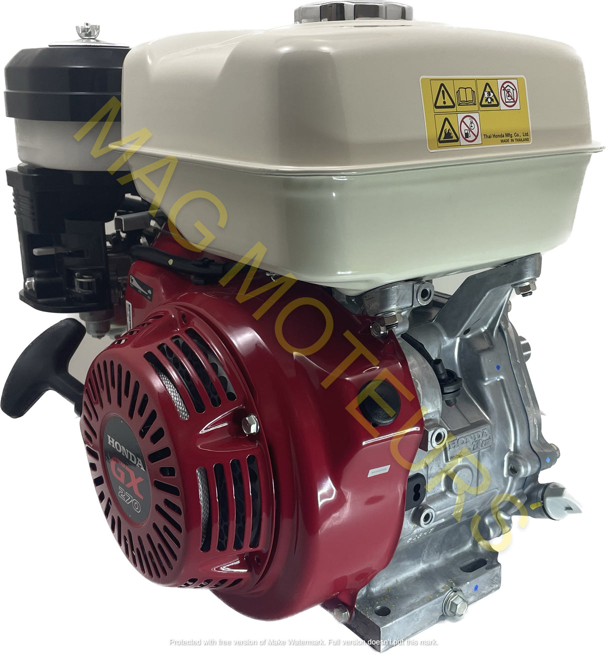 HONDA GX270 QHB1 - (Arbre 25.4mm/1") sans alerte niveau d'huile