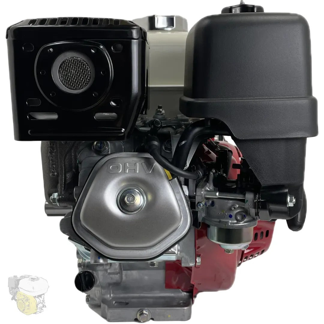 HONDA GX270 SXE4 - (Arbre 25 mm) avec démarrage électrique et alerte niveau d'huile