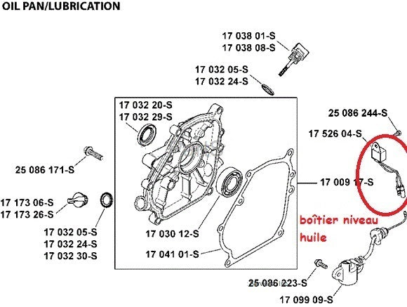 UNIDAD DE ENVÍO DE INDICADORES DE NIVEL DE ACEITE compatible con KOHLER CH270 (versión adaptable)
