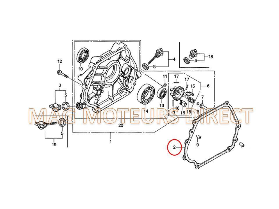 JOINT COUVERCLE CARTER VILLIERS G390/420