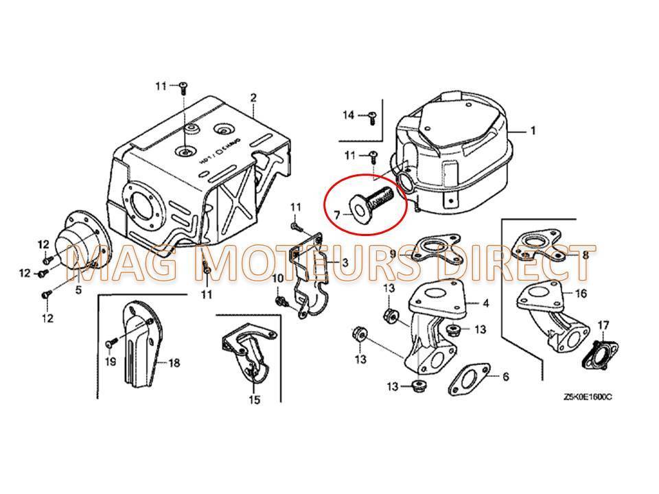 PARE ETINCELLE HONDA GX270