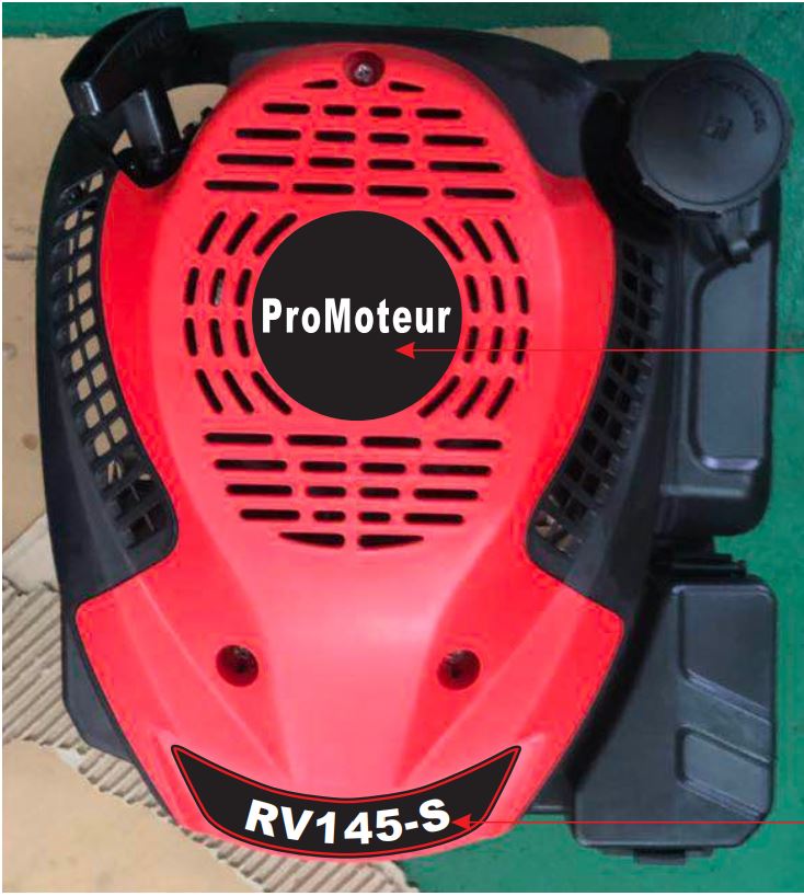 PROMOTEUR RV145-S (144.3cc) arbre 22.2mm x 63mm