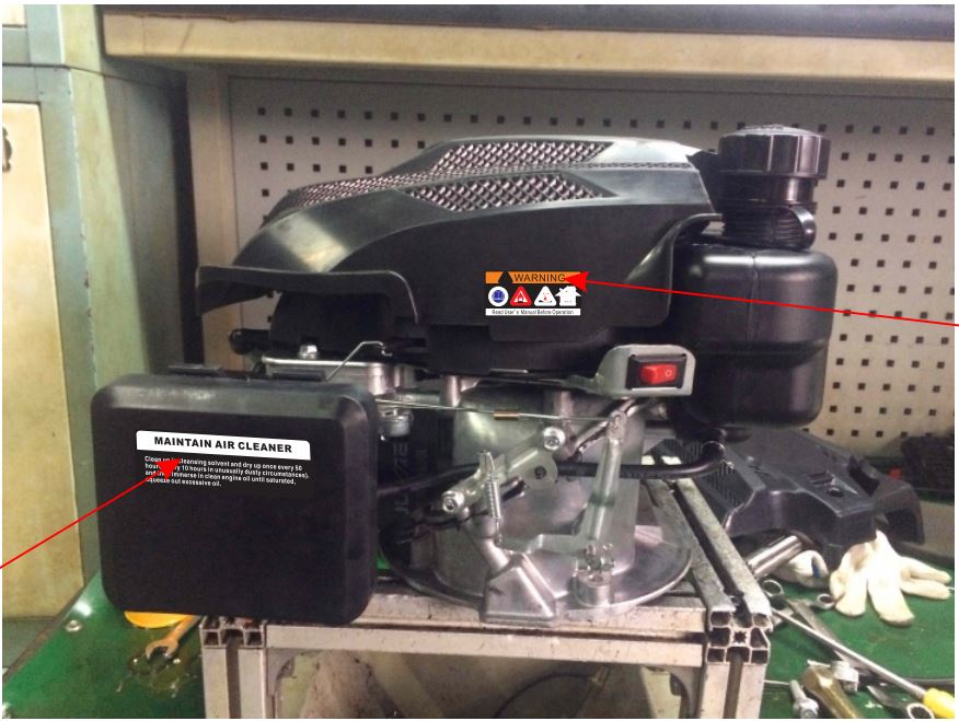 PROMOTEUR RV200 (200cc) arbre 22.2mm x 80mm