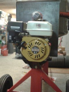 Bétonnière - Moteur Bernard W117 remplacé par Villiers G200VFC