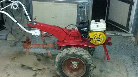 Remotorisation kubota LP 360 avec moteur Villiers G200 VFC