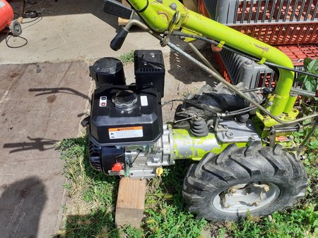 Remplacement moteur Grillo par un Kohler CH270 avec arbre conique italien en Suisse