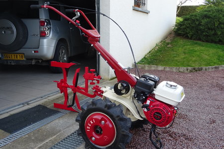 Conversion d'un motoculteur Iseki KS280 avec moteur Honda GX200