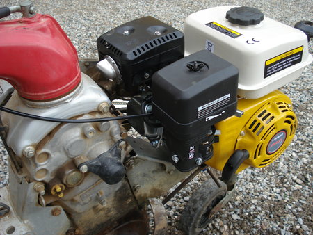 Remotorisation  Honda F600 avec Loncin G200FC