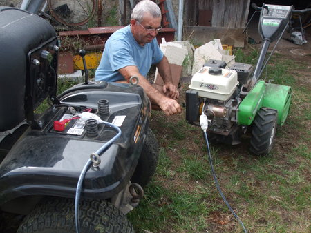 Motoculteur BESTGREEN moteur remplacé par Villiers G200VFC