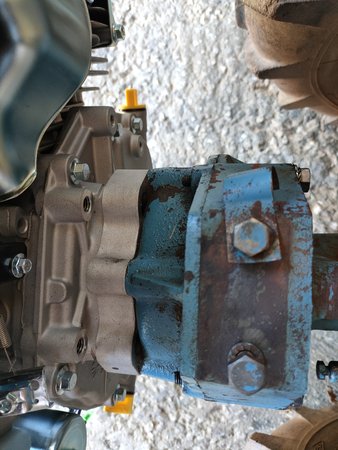 Remplacement moteur sur STAUB PPX8 par un Kohler CH395 avec arbre italien