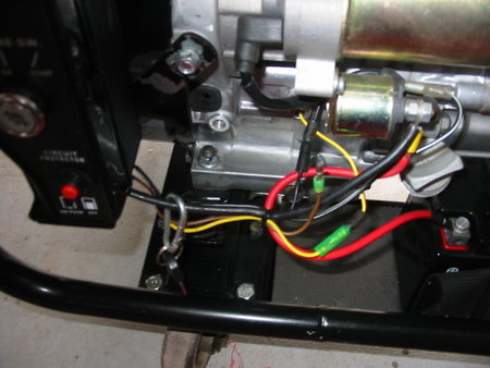 Installation kit démarreur electrique sur groupe electrogène