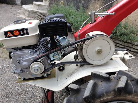 Conversion Iseki KS280 avec charrue et fraises