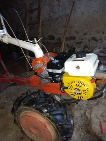 Conversion moteur Bernard 417 par Villiers G200 sur un Hako Hakorette 200