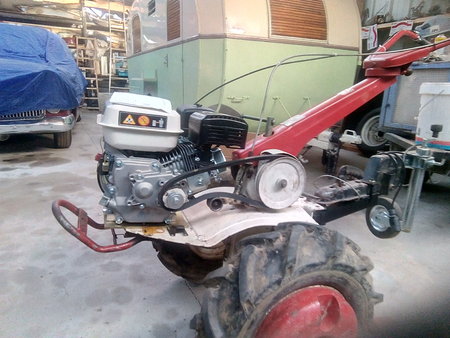 Conversion Iseki KS280, moteur KT290 avec un Ecomoteur EM65