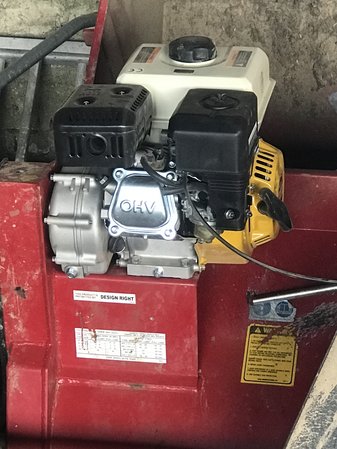 Remplacement d'un Honda GX160-RH par un villiers G160-VFS-B