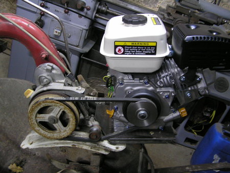 Remotorisation Honda F28 avec Loncin G200