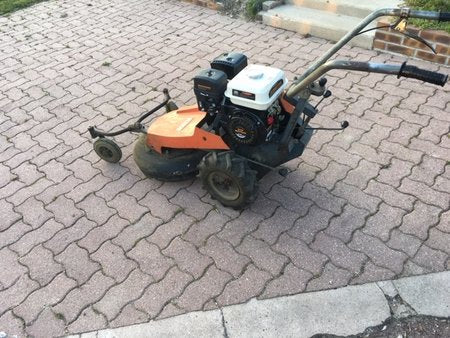 Conversion d'une tondeuse KIVA Roto 50 avec un moteur ecomoteur EM70