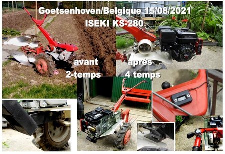 Remplacement du moteur sur un Iseki KS280 avec un Lifan