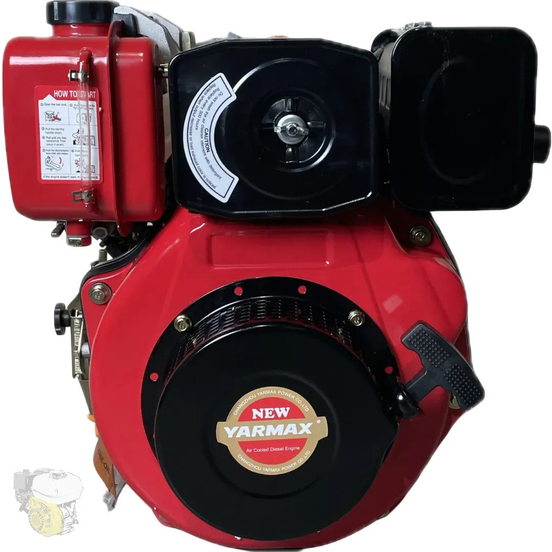 YARMAX 178FS 25mm Shaft with 2-1 Reduction Gearbox 5.4HP