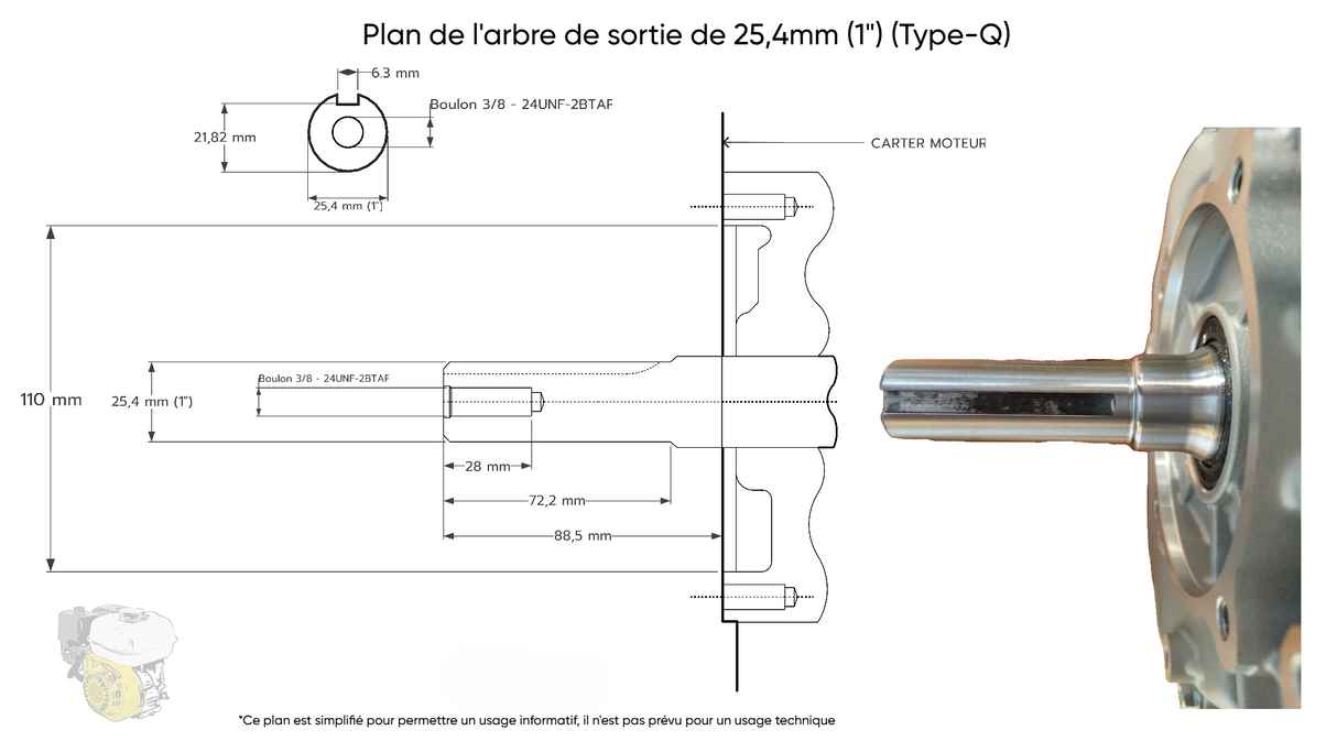 EcoMoteur EM130 standard (13CV)