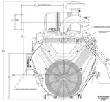VANGUARD 37HP EFI - (Arbre 28.5mm /1" & 1/8") 61E377-0055-J1