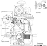 VANGUARD 37HP EFI - (Arbre 28.5mm /1" & 1/8") 61E377-0055-J1