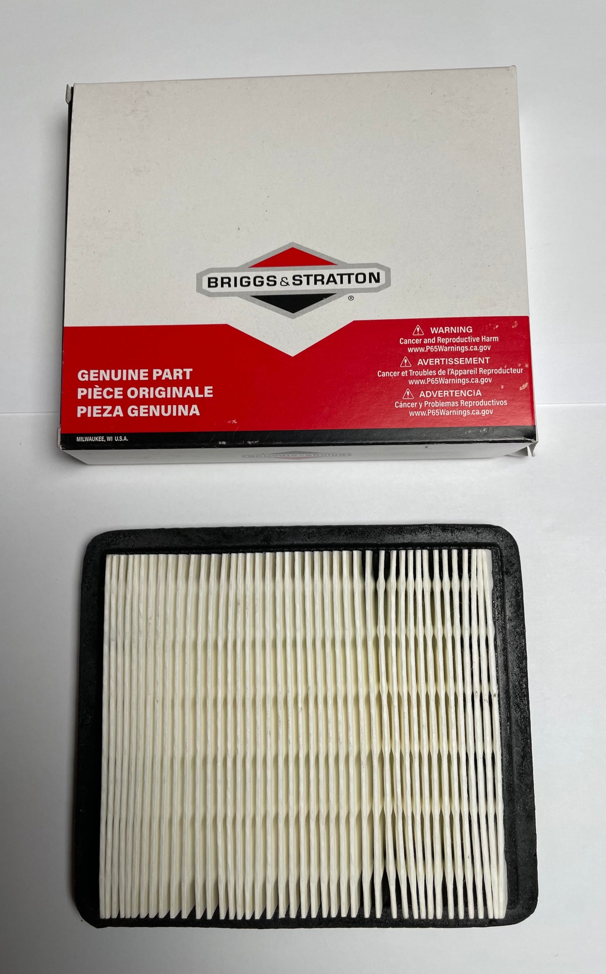 Filtre à air d'origine Briggs & Stratton 491588S Quantum