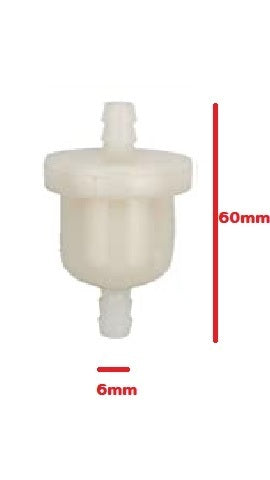 FILTRE D'ESSENCE INLINE sur réservoir VILLIERS TYPE HONDA