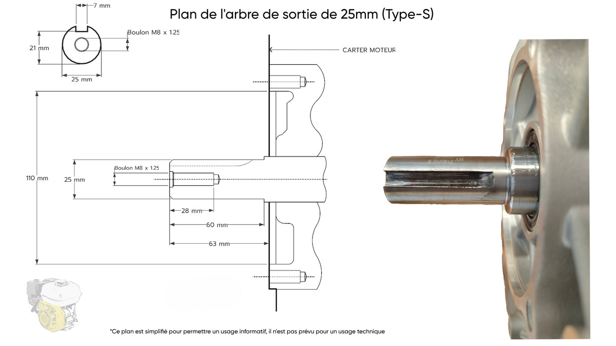EcoMoteur EM130 standard (13CV)