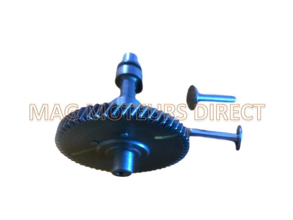 ARBRE A CAMES ACIER compatible Loncin G390 avec POUSSOIRS (ECO)