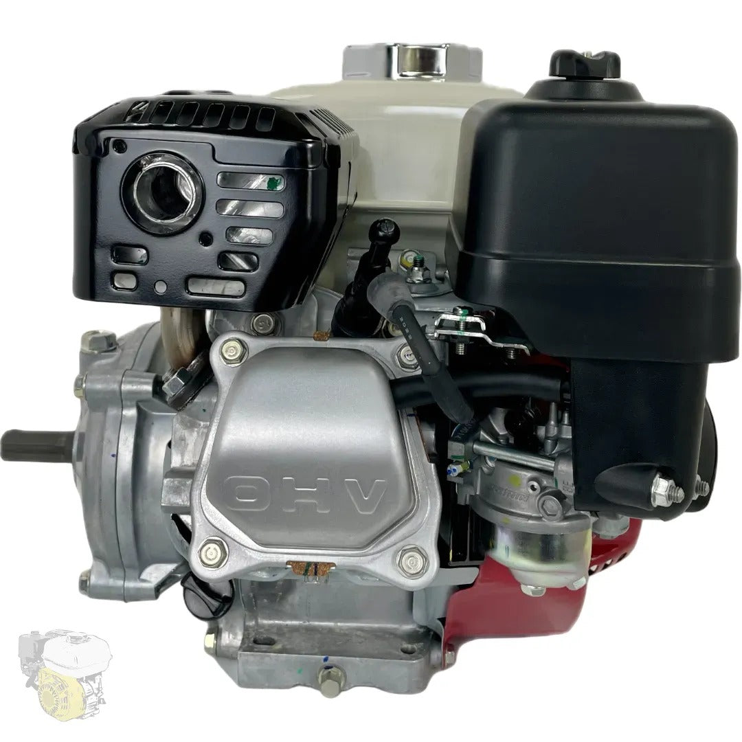 HONDA GX160 HX4 -Type H avec REDUCTEUR 1/6 (Arbre 19.05mm) avec alerte niveau d'huile (4.8 CV)