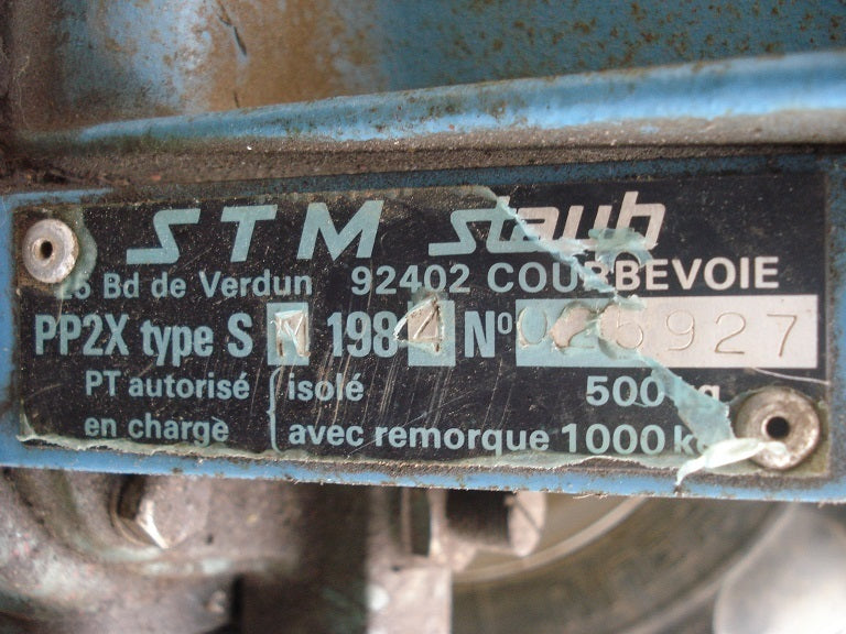 Moteurs de remplacement pour motoculteurs STAUB PP2X avec Moteur MAG