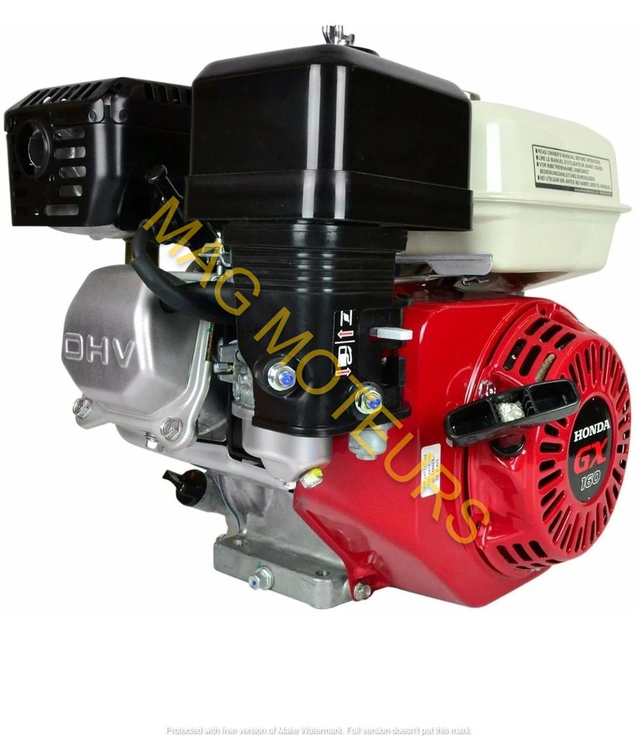 HONDA GX160 SHB1 - (Arbre 20mm x 50mm) sans alerte niveau d'huile